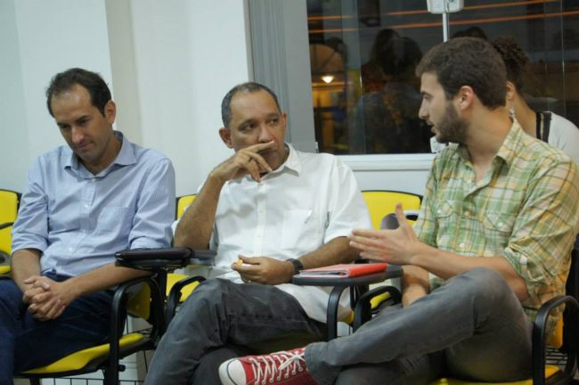 José Marcelo Zacchi, da Casa Fluminense, Átila Roque, Anistia Internacional, e Miguel Lago, do Meu Rio 